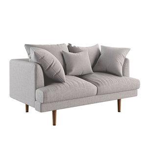 Colton 2-Seater Fabric Sofa in Stone