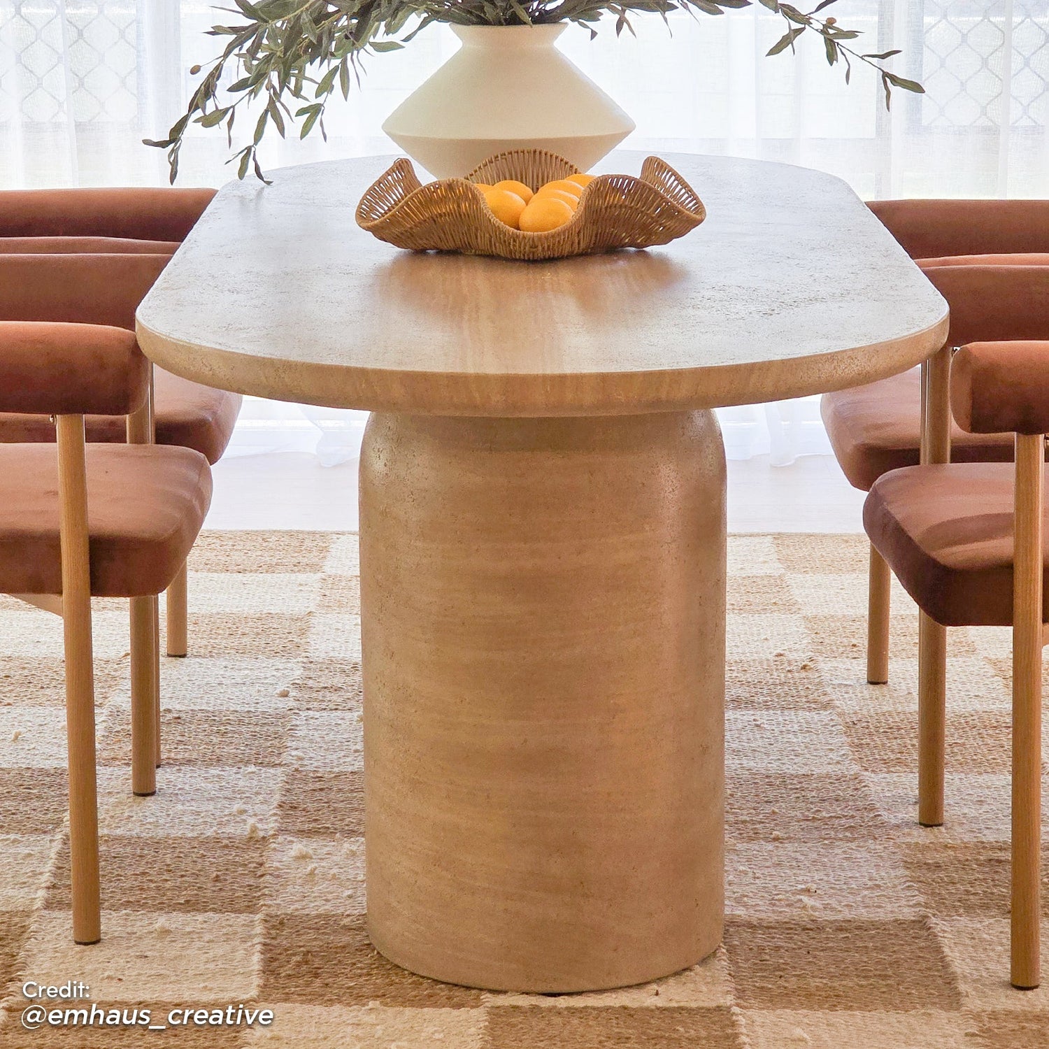 Oval Dining Table