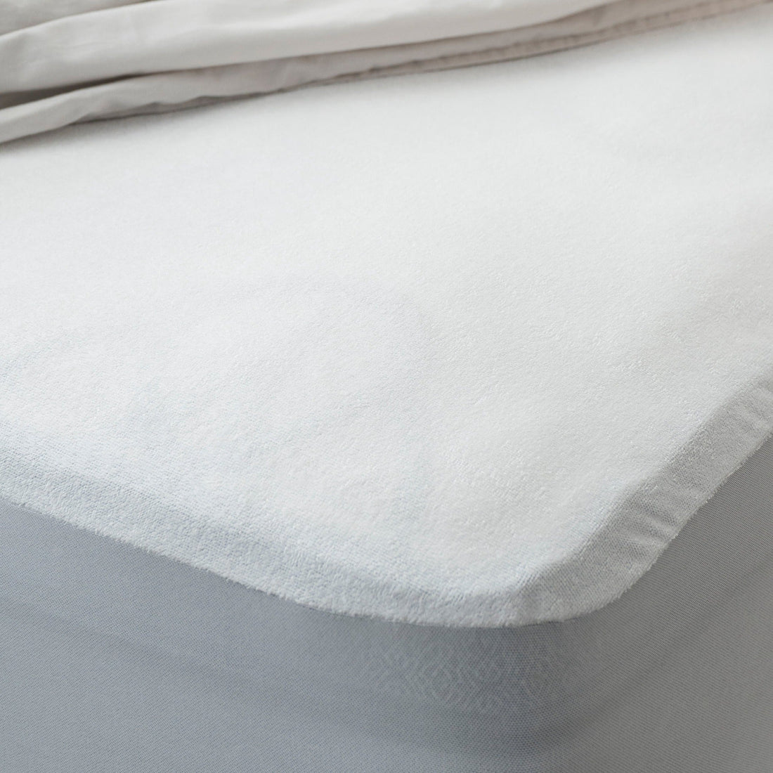 Cotton Terry Fitted Waterproof Cot Mattress Protector