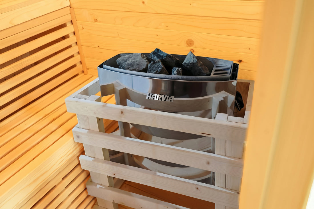 Waru 3 Person Traditional Finnish Outdoor Sauna in Natural additional product view
