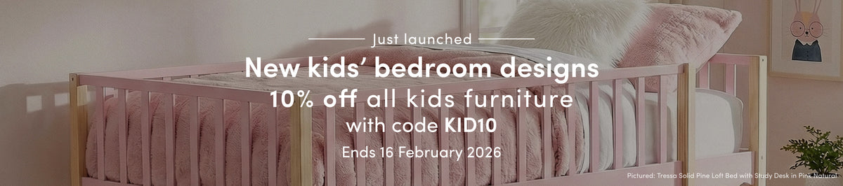 Just Launched. New kids bedroom Designs. 10% off the collection with code KID10