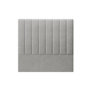 Gratiana Double Velvet Fabric Headboard in Slate