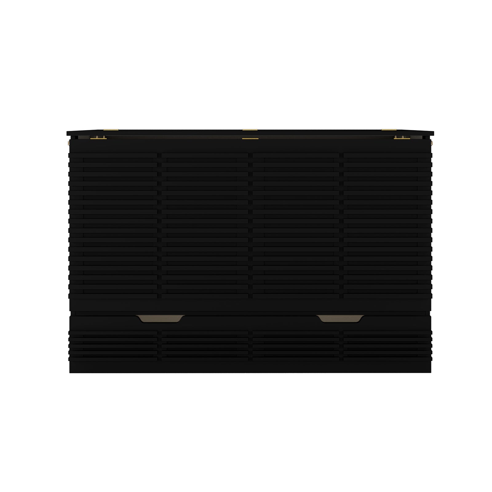 Jaxen Smart Queen Foldout Murphy Bed with Storage, featuring a sleek design, gold handles, and rectangular shape, ideal for maximizing space efficiently.