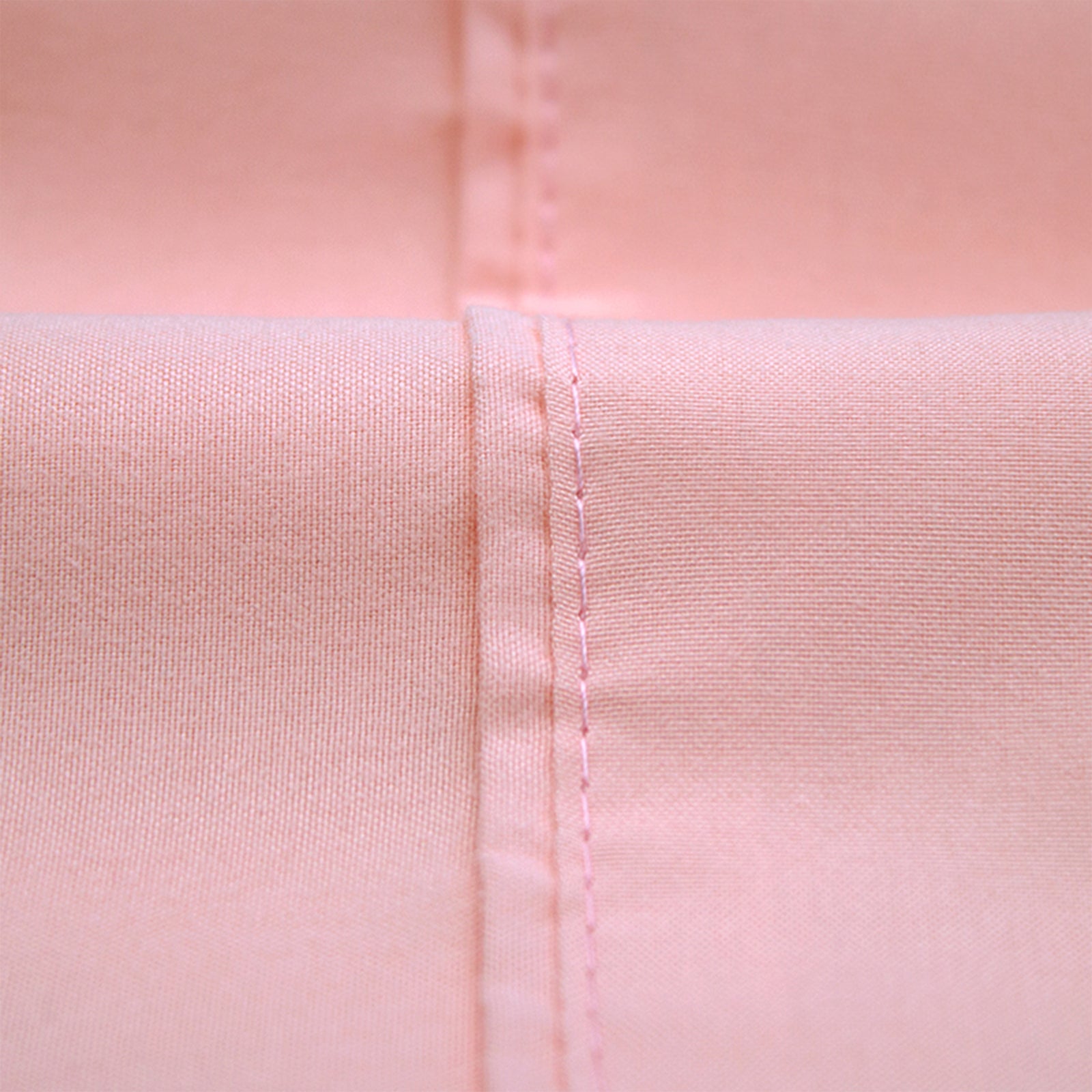 Valeria 1000TC Ultra Soft Bed Sheet Set - Blush King Single, showcasing a plush, smooth texture with intricate detailing, highlighting the quality craftsmanship of the 100% brushed microfiber fabric.