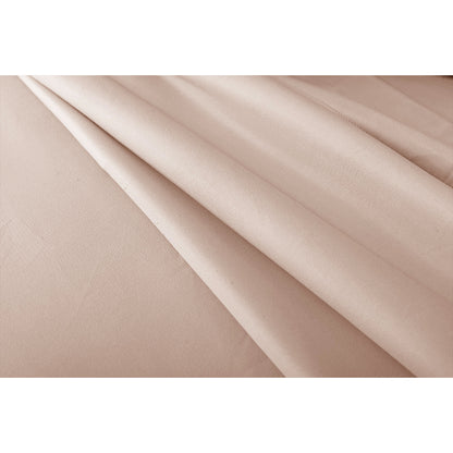 Valeria Single 1000TC Ultra Soft Bed Sheet Set in Cream, featuring smooth, beige fabric draped on a flat surface, highlighting its texture and luxurious appearance.