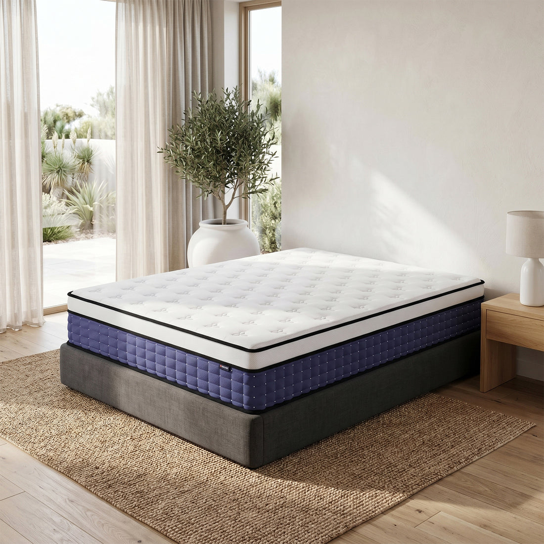 Antheia Queen 32cm Euro Top Memory Foam Latex Mattress in Medium Firm