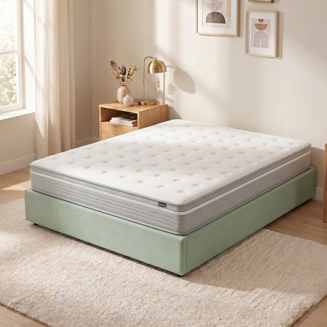 Oriona King 25cm Cool Gel Memory Foam Mattress in Medium Firm