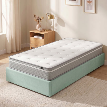 Oriona King Single 25cm Cool Gel Memory Foam Mattress in Medium Firm