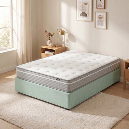 Oriona Queen 25cm Pocket Spring Gel Mattress in Medium Firm