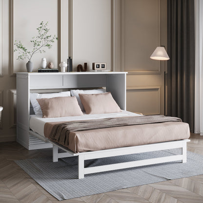 Plico Bamboo Folding Foam Mattress - Queen on a bed with a headboard, featuring a pillow. The image highlights the mattress's sleek design and integration into a stylish bedroom setting.