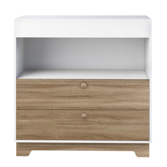 Adalyn 89cm Lowboy Dresser with Drawers - White Natural