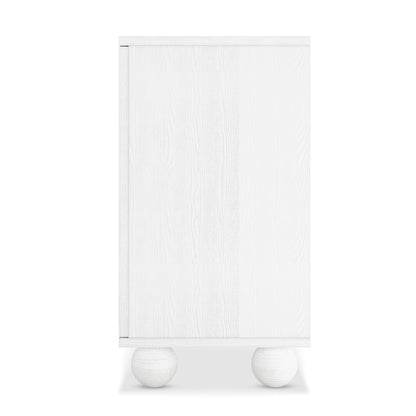 Carlo 160cm Rattan Sideboard Buffet Table - White