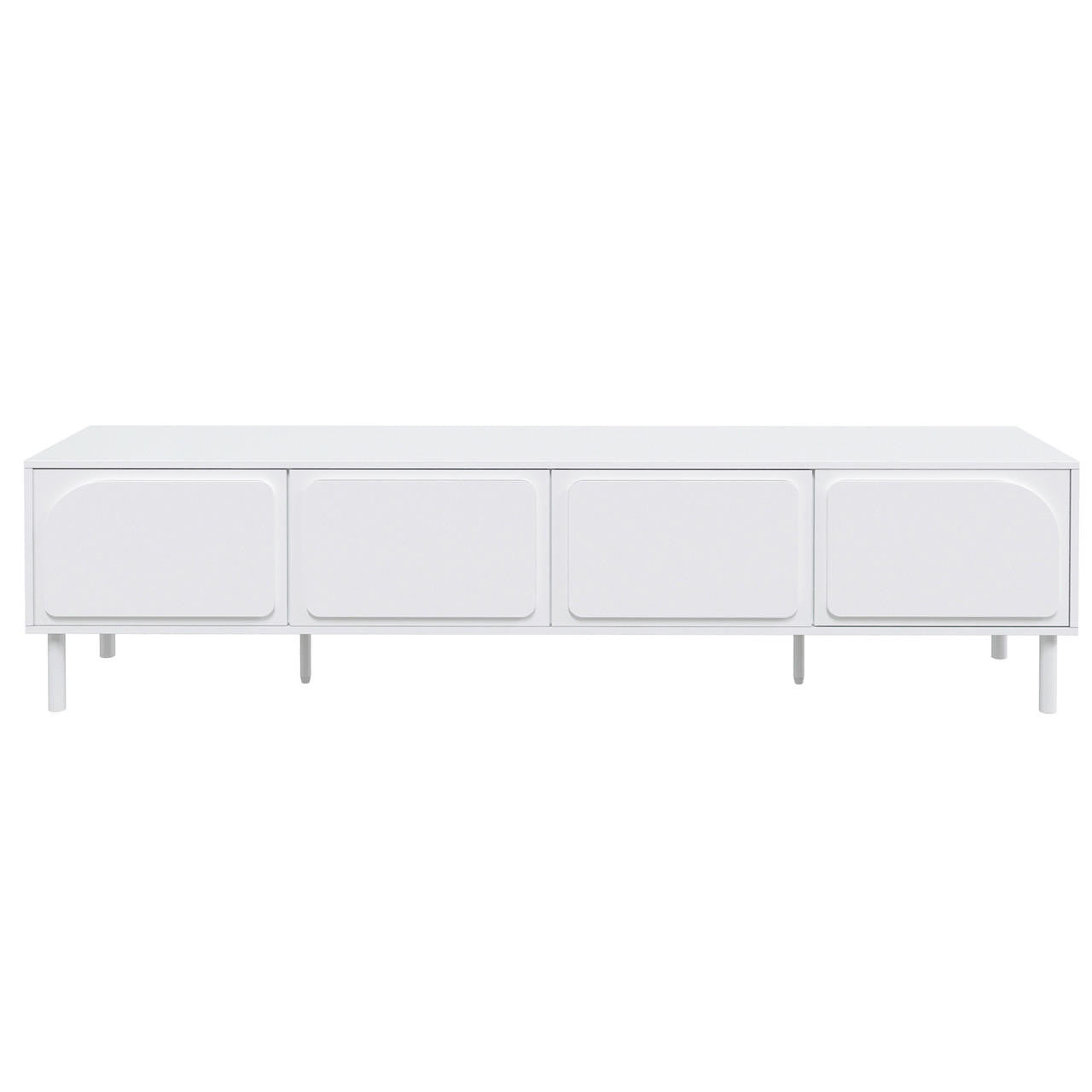 Jayleen 180cm Entertainment Unit with Drawers - White