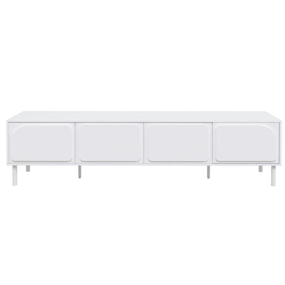 Jayleen 180cm Entertainment Unit with Drawers - White