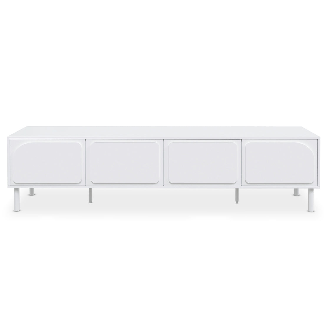 Jayleen 180cm Entertainment Unit with Drawers - White