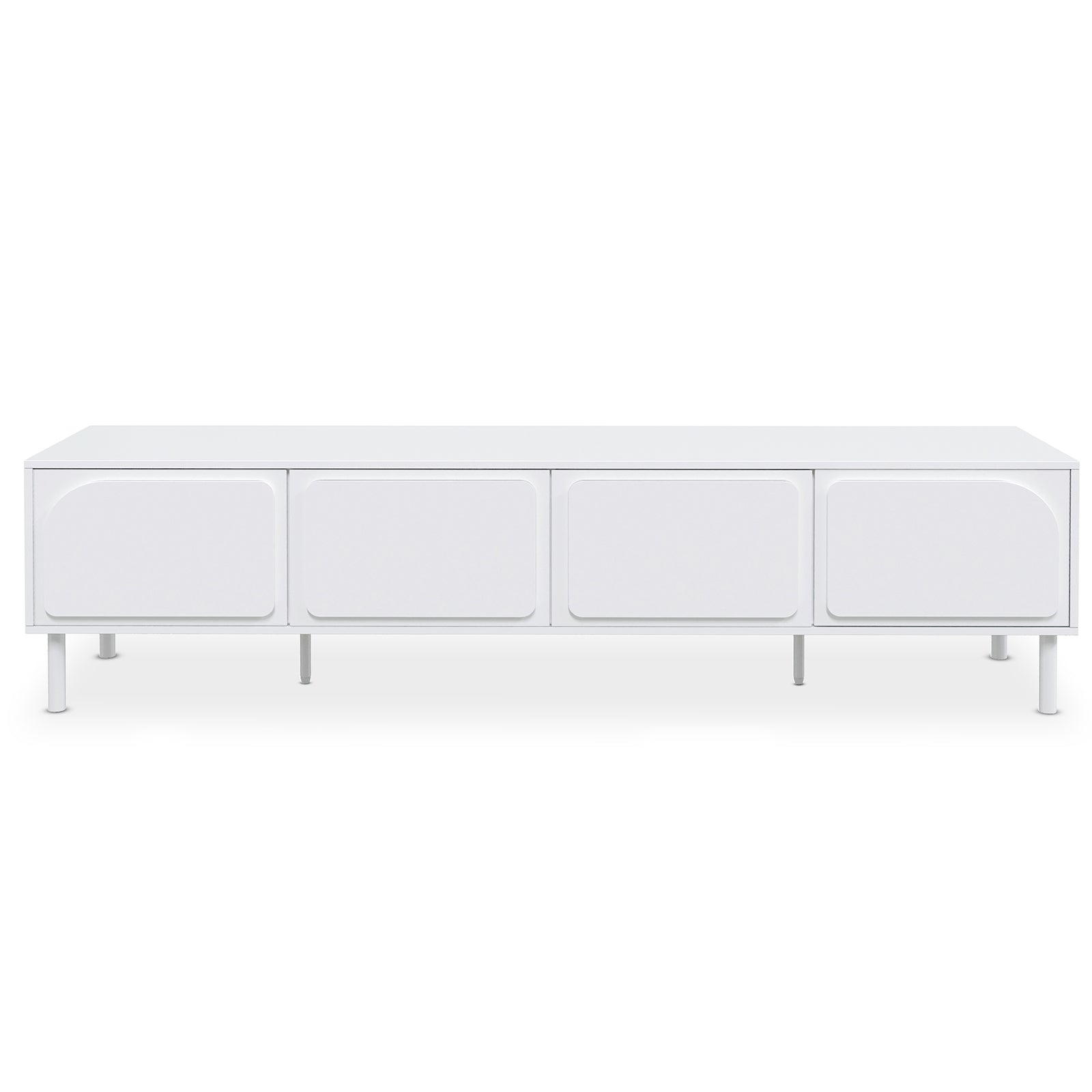 Jayleen 180cm Entertainment Unit with Drawers - White