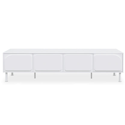 Jayleen 180cm Entertainment Unit with Drawers - White