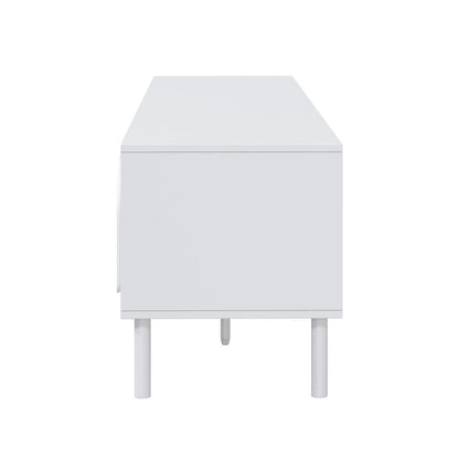 Jayleen 180cm Entertainment Unit with Drawers - White