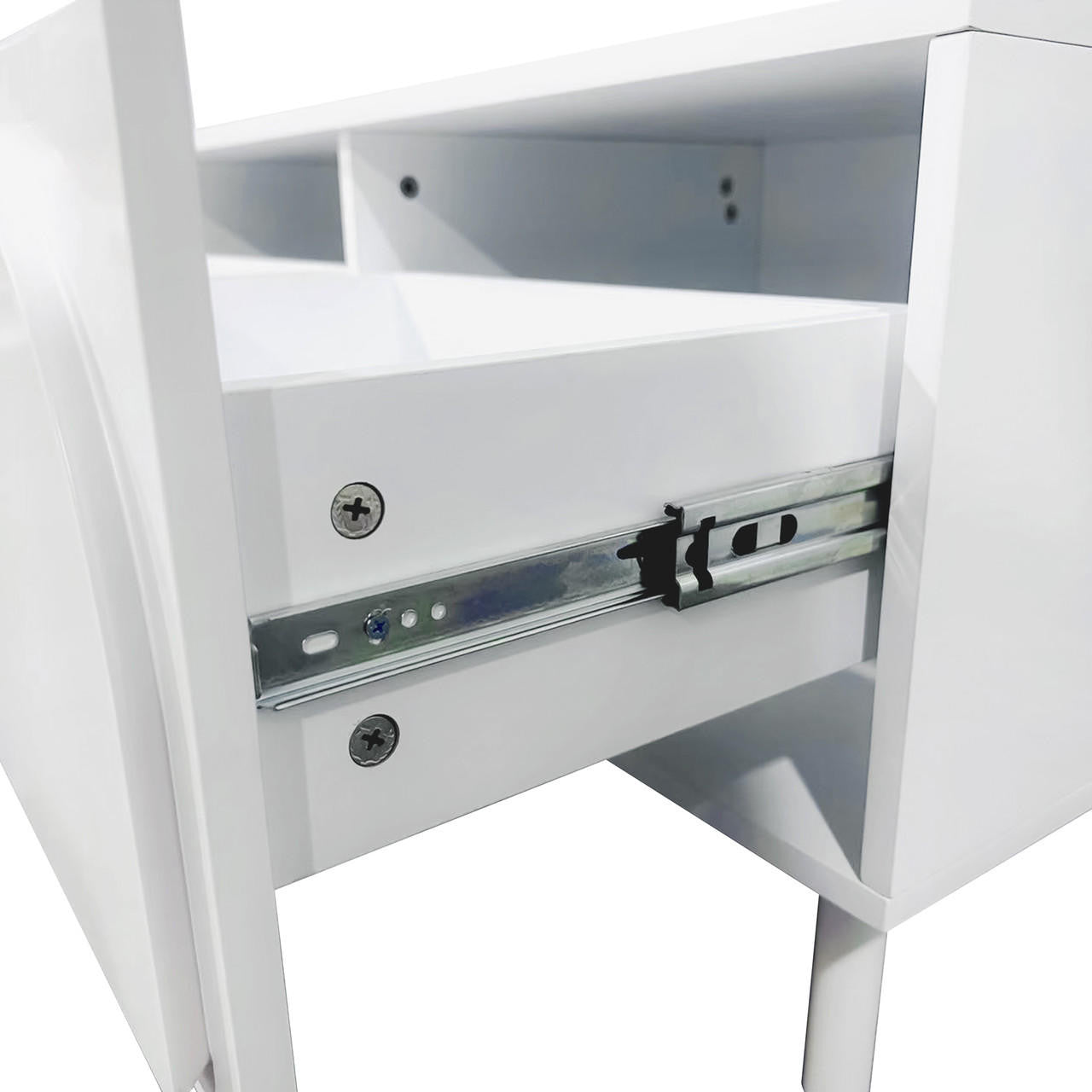 Jayleen 180cm Entertainment Unit with Drawers - White