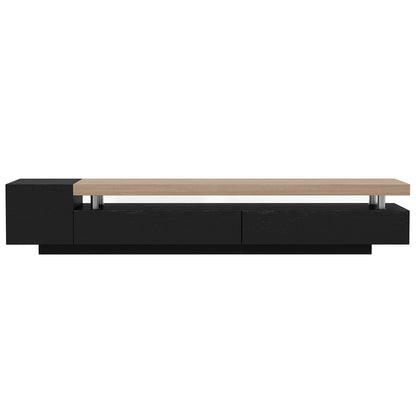 Kandi 180cm Entertainment Unit with Drawers - Black