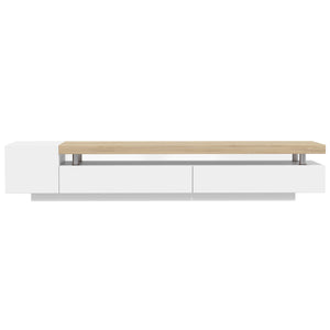 Kandi 180cm Entertainment Unit with Drawers in White