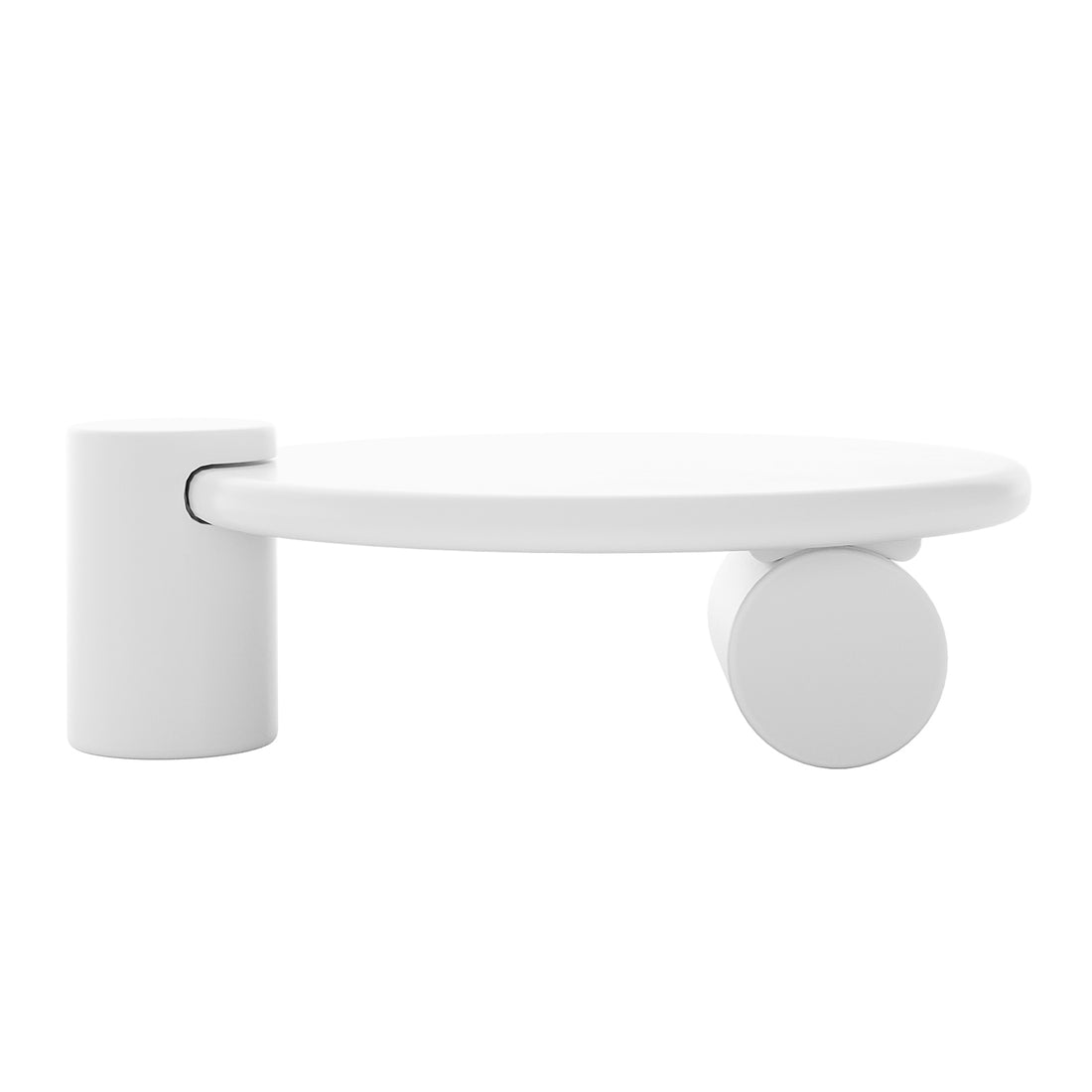 Luxo Marshall 180cm LED Floating Entertainment Unit - White, showcasing its sleek, streamlined design with open shelves, perfect for organising media devices and enhancing modern home aesthetics.