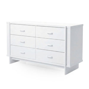 Nooki 6 Drawer Lowboy Dresser in White