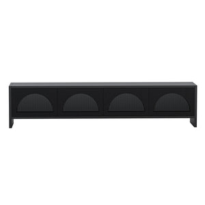 Philippe 200cm Arch Door TV Entertainment Unit in Black
