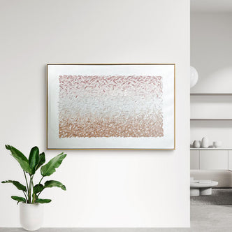 Lifestyle image of Amelia Textured Canvas Hanging Wall Art Frame - 120x180cm - Lifestyle
