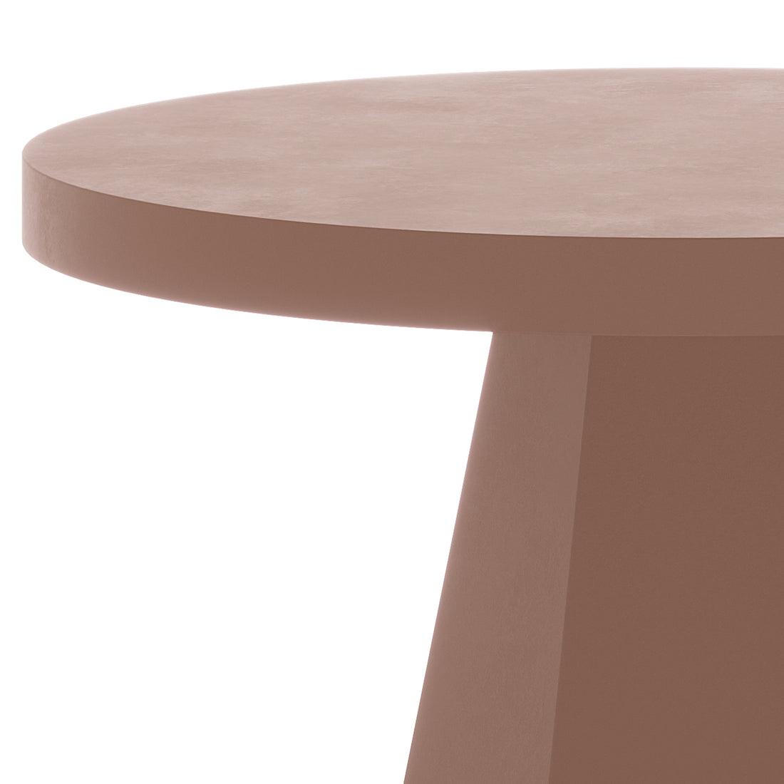 Apollo 120cm Outdoor Concrete Dining Table in Mocha Mousse