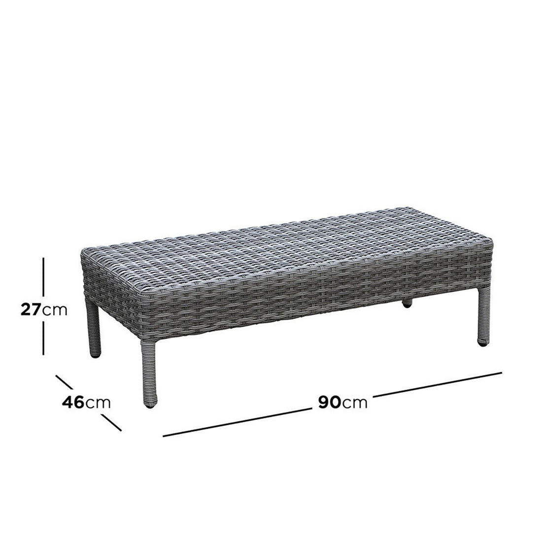 Erith Wicker Outdoor Furniture Day Bed w/ Canopy Brown/Black showcasing a sleek design with a rectangular silhouette, featuring a protective canopy, ideal for stylish outdoor lounging and relaxation.