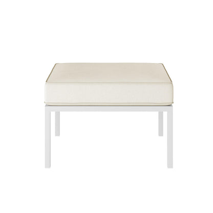 Hulupo 4 Seater Aluminium Outdoor Sofa Set - Cream White
