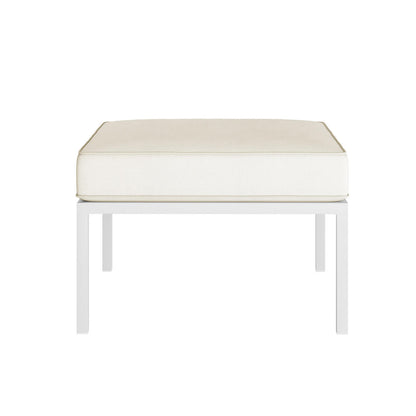 Hulupo 4 Seater Aluminium Outdoor Sofa Set - Cream White