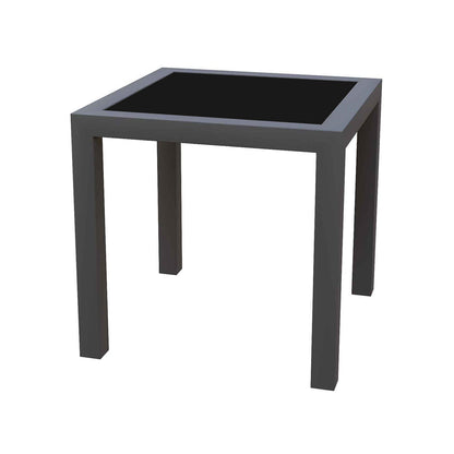 Jabari Sunbed & Utila Table Outdoor Lounge Set - Dark Grey