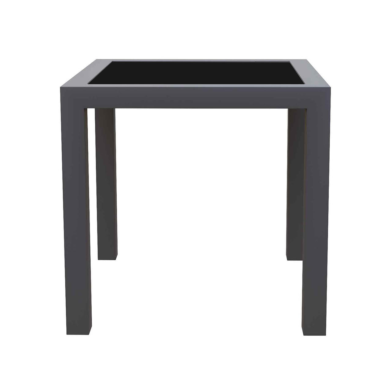 Jabari Sunbed & Utila Table Outdoor Lounge Set - Dark Grey
