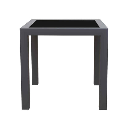 Jabari Sunbed & Utila Table Outdoor Lounge Set - Dark Grey