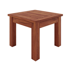 Laurette Outdoor Timber Side Table in Natural