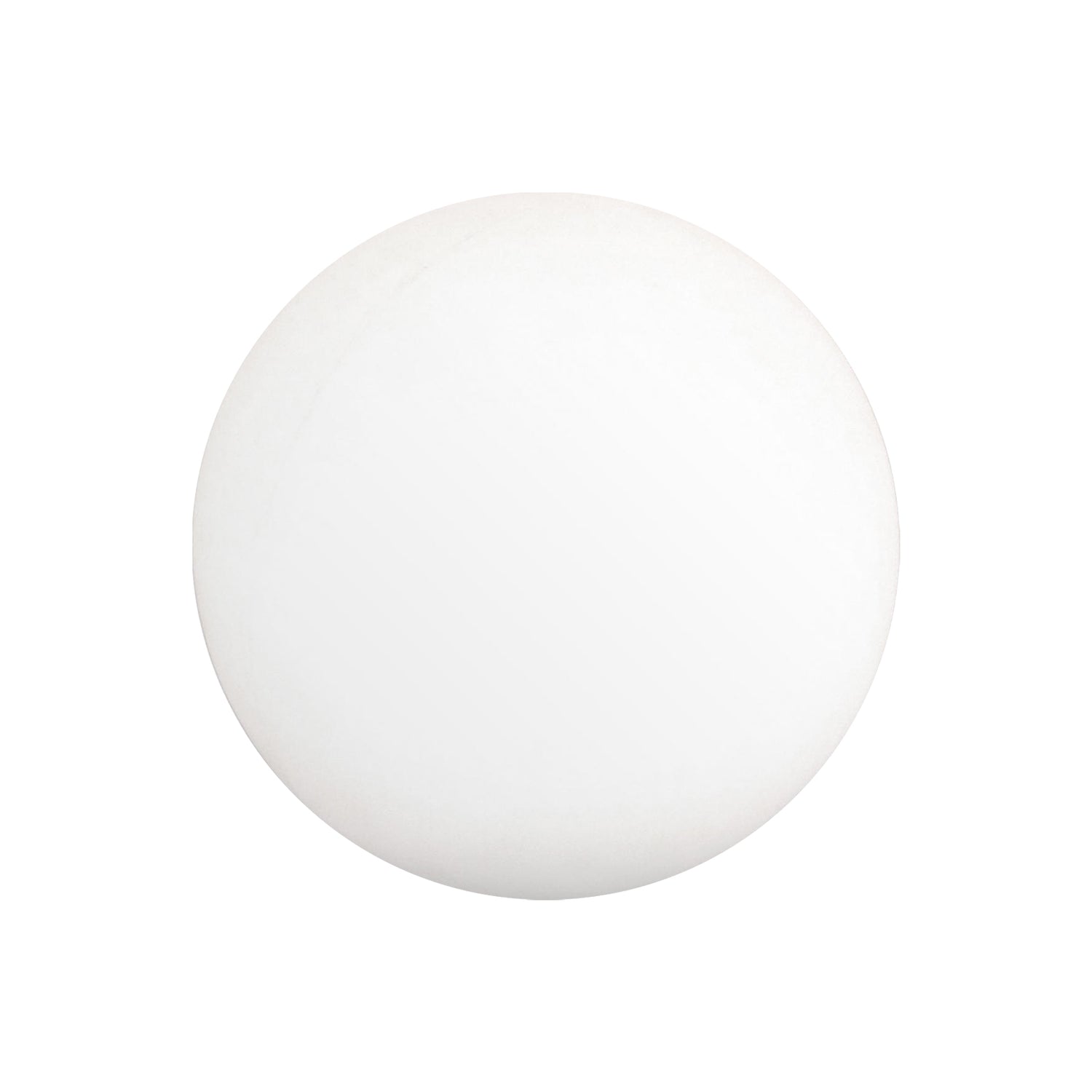 Waterproof Outdoor LED Ball Lights Décor 40cm: A sleek, round white sphere with subtle black lines, designed to float on water, enhancing outdoor spaces with vibrant, customizable LED lighting.