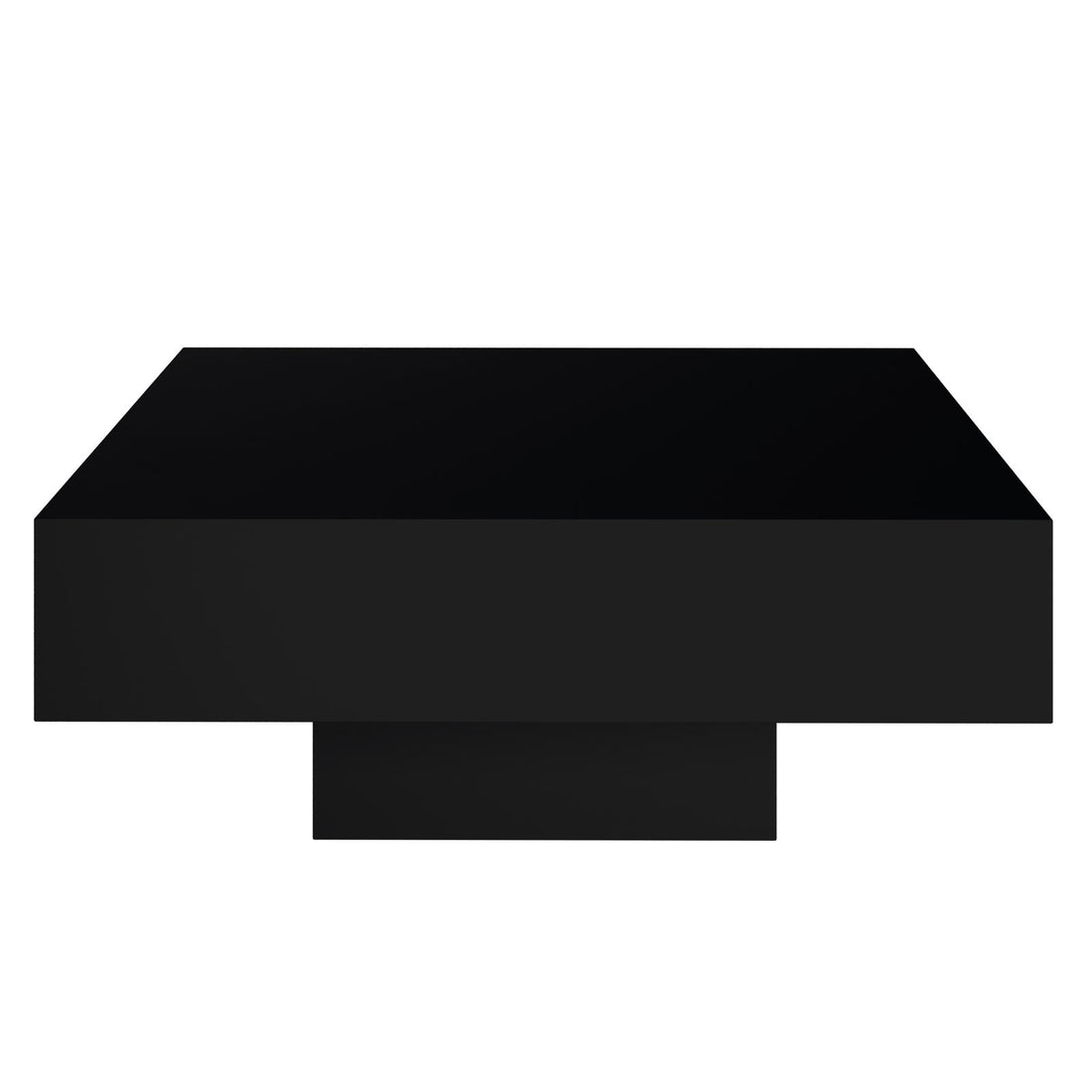 Noosa Square Concrete Outdoor Coffee Table - Black