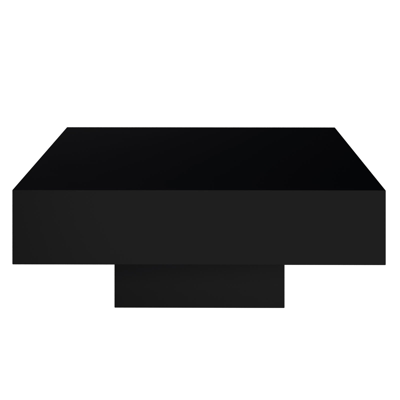 Noosa Square Concrete Outdoor Coffee Table - Black