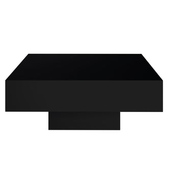 Noosa Square Concrete Outdoor Coffee Table - Black