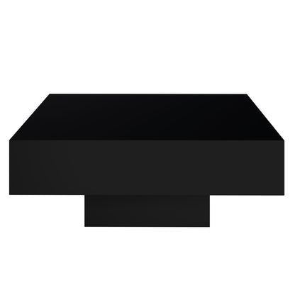 Noosa Square Concrete Outdoor Coffee Table - Black