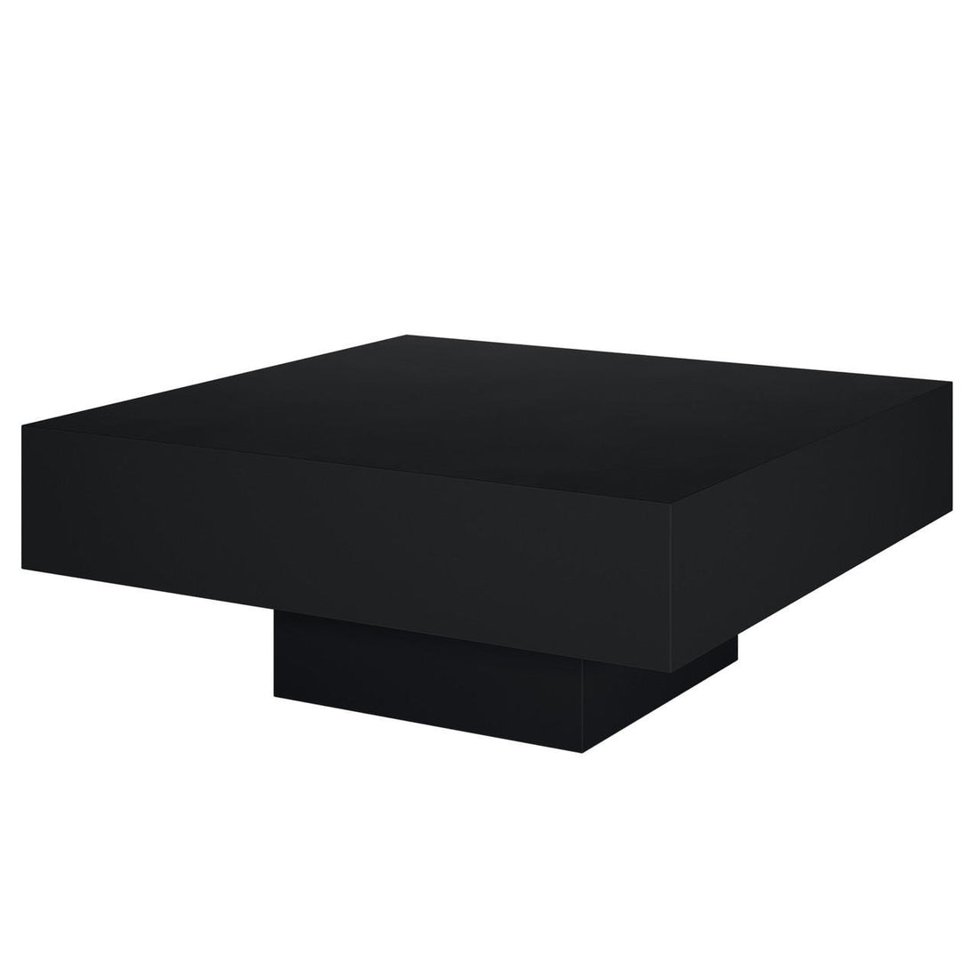 Noosa Square Concrete Outdoor Coffee Table - Black