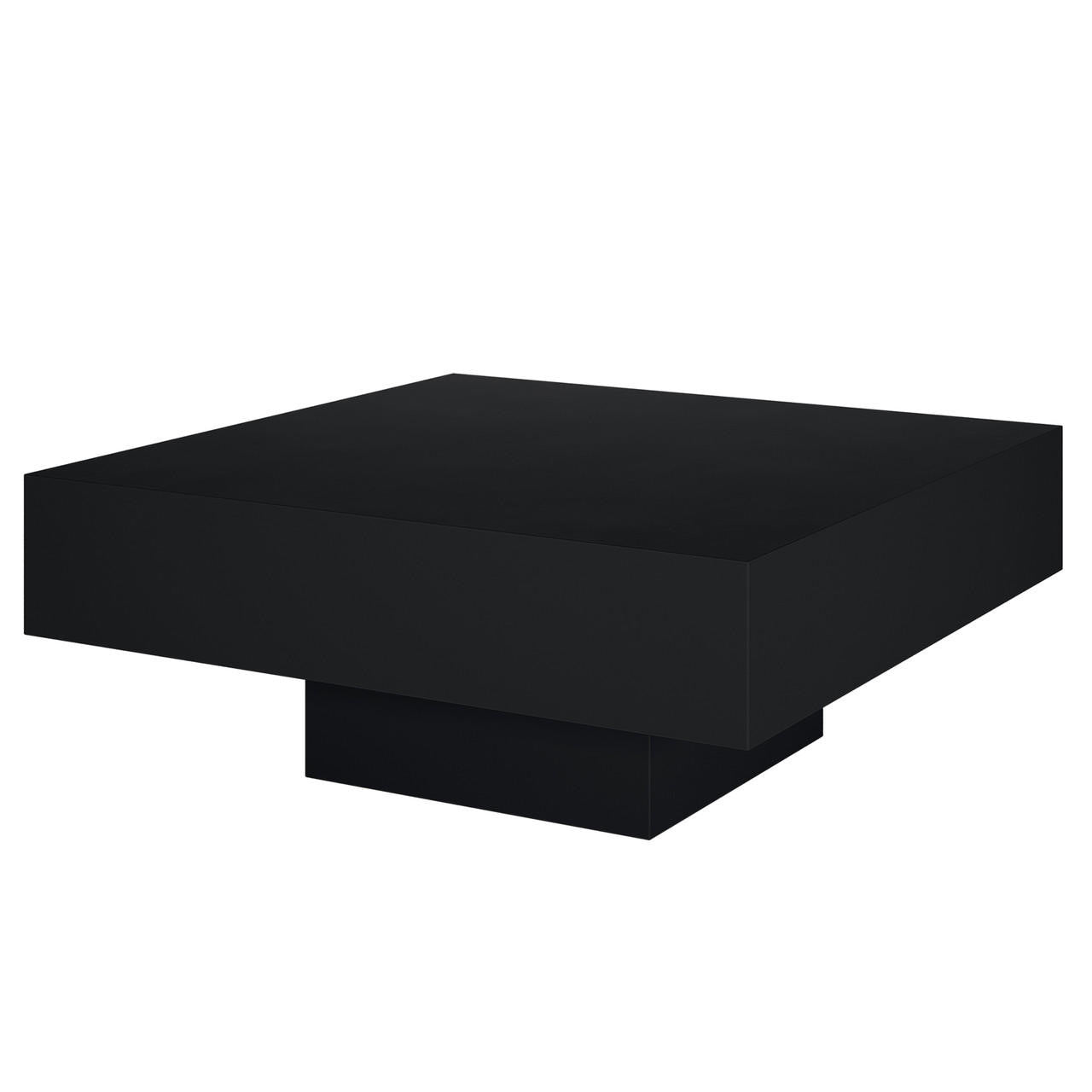 Noosa Square Concrete Outdoor Coffee Table - Black