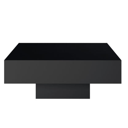 Noosa Square Concrete Outdoor Coffee Table - Black