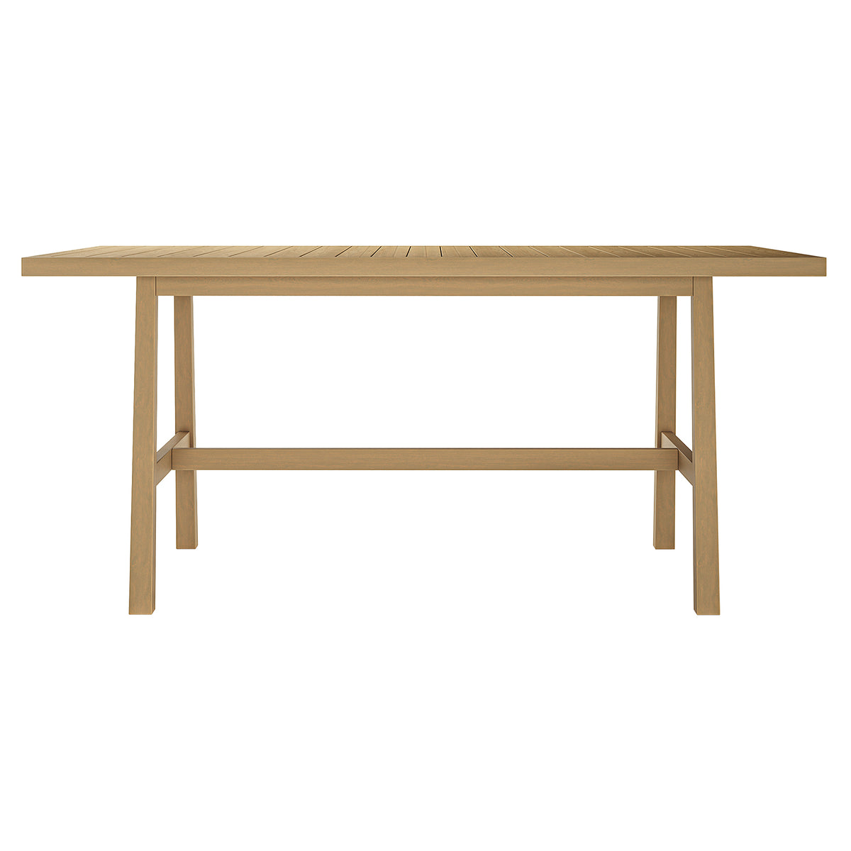 Pangee 6-Seater Timber Outdoor Dining Set Black, showcasing a close-up of its elegant, durable acacia wood construction with stylish Mediterranean design elements, ideal for alfresco dining and entertaining guests.