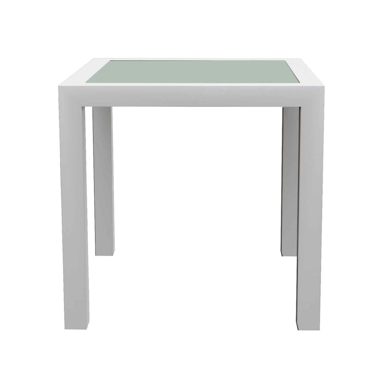 Utila Aluminium Outdoor Side Table - White