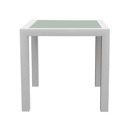 Utila Aluminium Outdoor Side Table - White