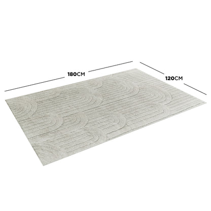 Aetherine Soft Contemporary Rug 120x180cm, featuring a plush 12mm pile and modern print, designed to enhance room aesthetics. Durable polyester with anti-slip backing, perfect for dining, living, or bedroom spaces.