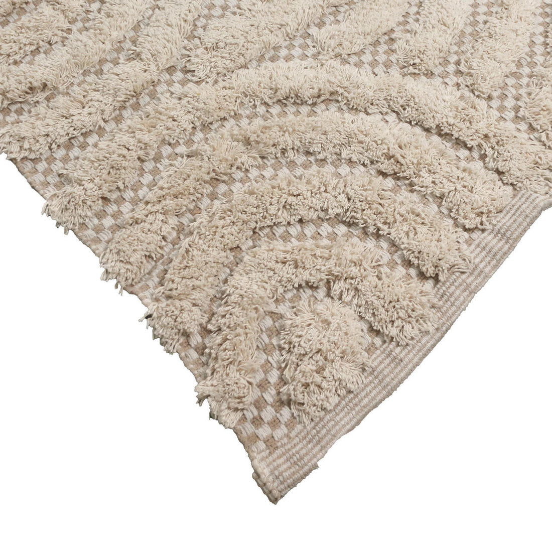 Cecil Modern Cotton Blend Floor Shag Rug - 120X180